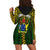 Cook Islands Hoodie Dress Polynesian Pattern Stars LT13 - Polynesian Pride