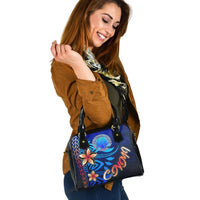 Northern Mariana Islands Shoulder Handbag - Vintage Tribal Mountain - Polynesian Pride