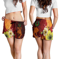 Pohnpei Custom Personalised Women's Shorts - Tribal Tuna Fish - Polynesian Pride