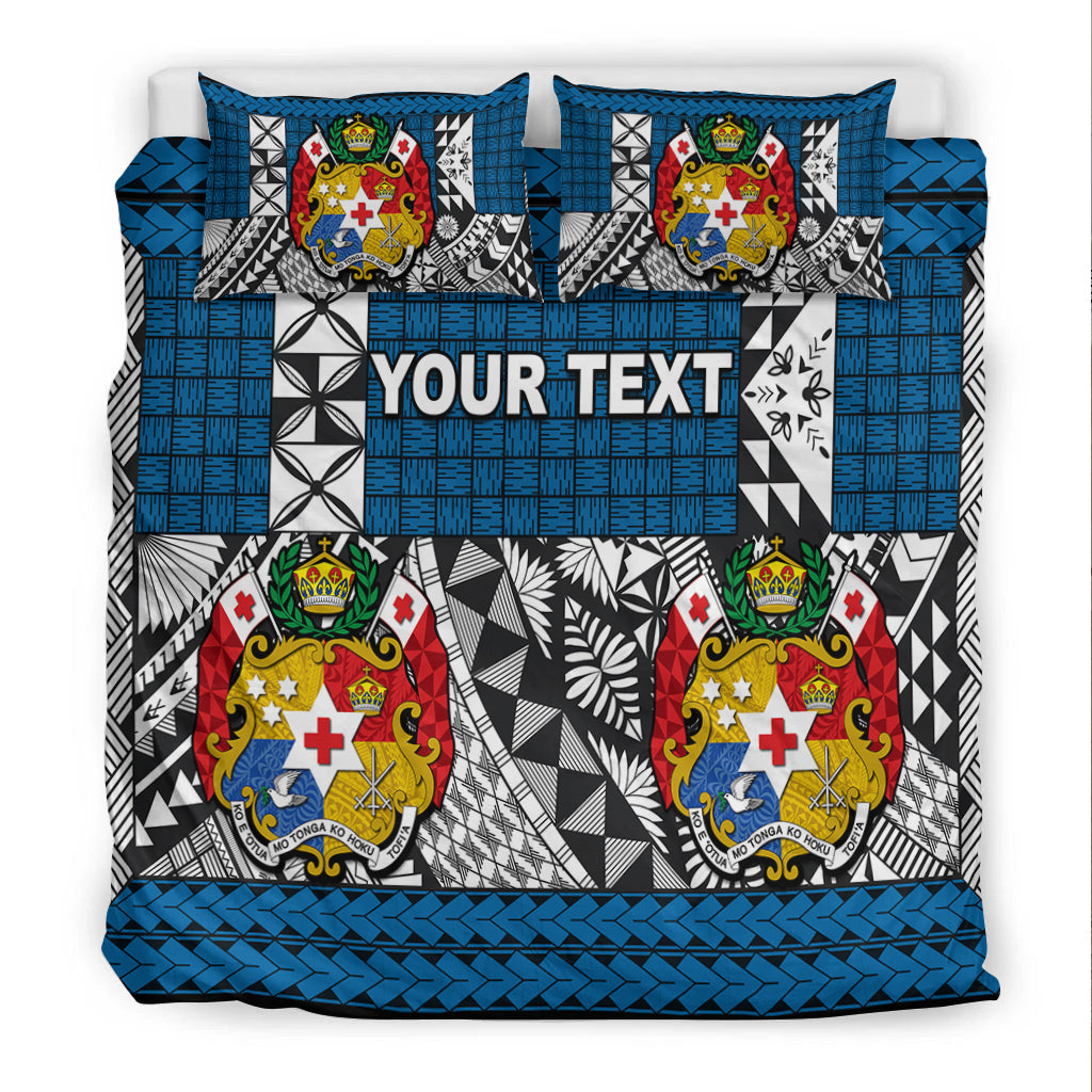 (Custom Personalised) Tonga Bedding Set Be Unique Version 05 Blue LT13 - Polynesian Pride