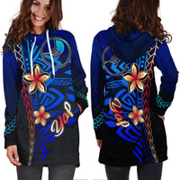 Yap Hoodie Dress - Vintage Tribal Mountain - Polynesian Pride