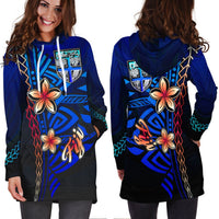 Fiji Hoodie Dress - Vintage Tribal Mountain - Polynesian Pride