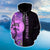 Hawaii Love Turtle Tribal Polynesian Hoodie Purple Unisex Purple - Polynesian Pride