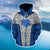 Hawaii Lucky Turtle Tribal Polynesian Hoodie Blue Unisex Blue - Polynesian Pride