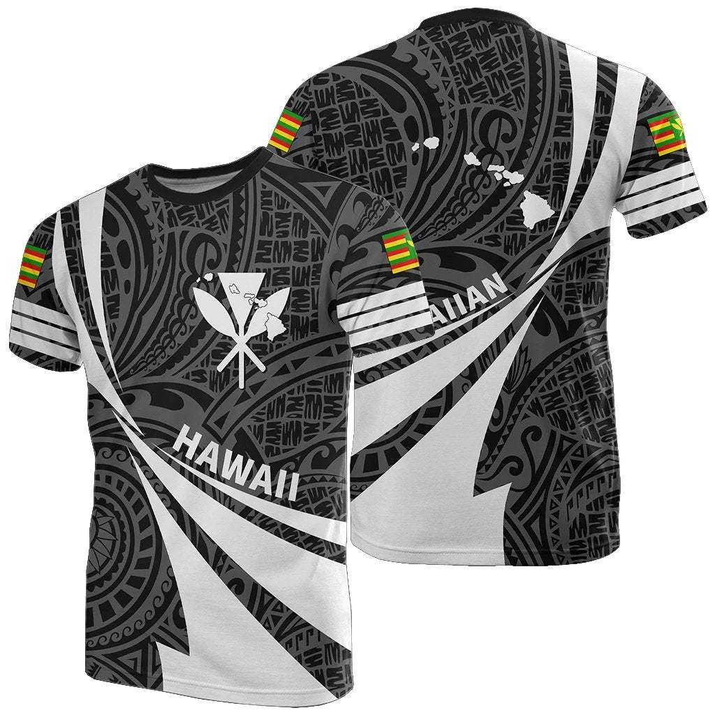 Kanaka Polynesian T Shirt White Doma Style Unisex White - Polynesian Pride