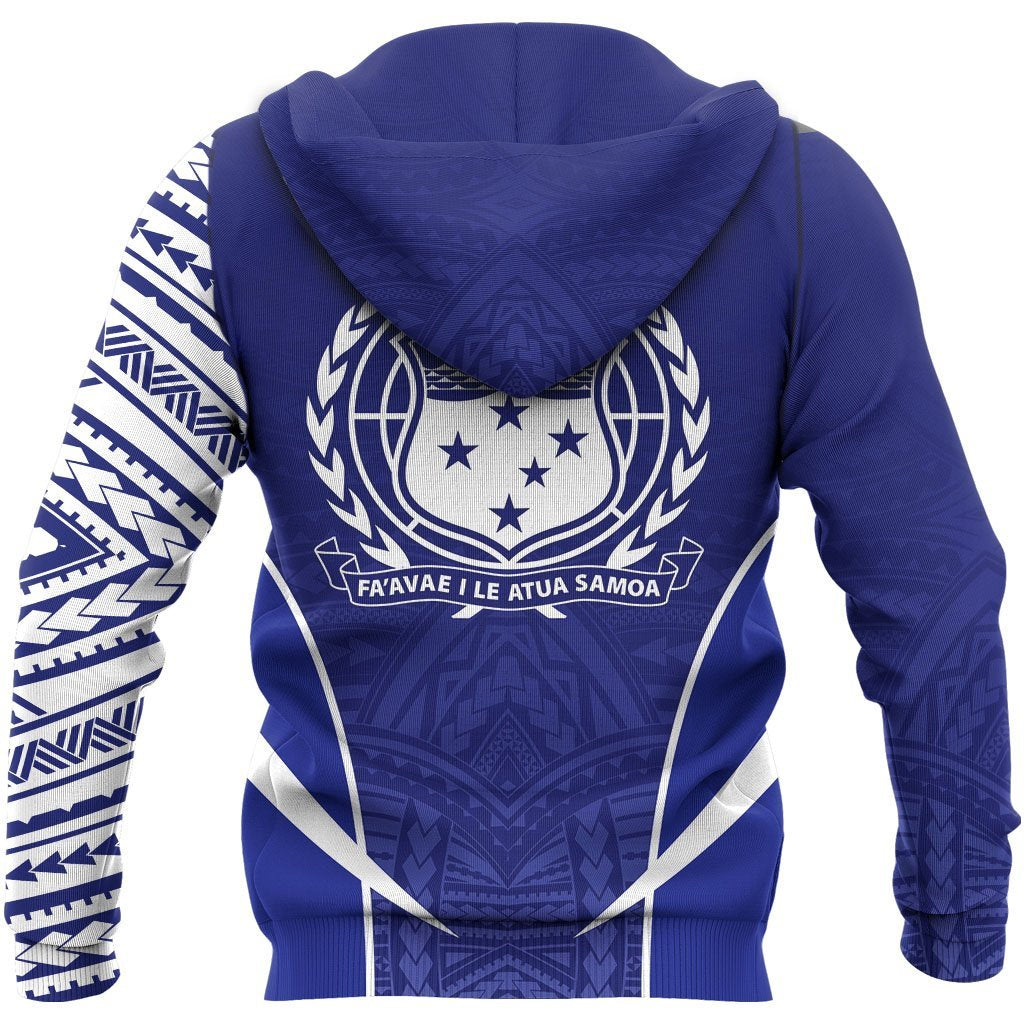 Samoa Active Special Hoodie Samoa Coat of Arms Polynesian Tattoo - Polynesian Pride