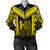 Hawaiian Kanaka Polynesian Women's Bomber Jacket Active Yellow Yellow - Polynesian Pride