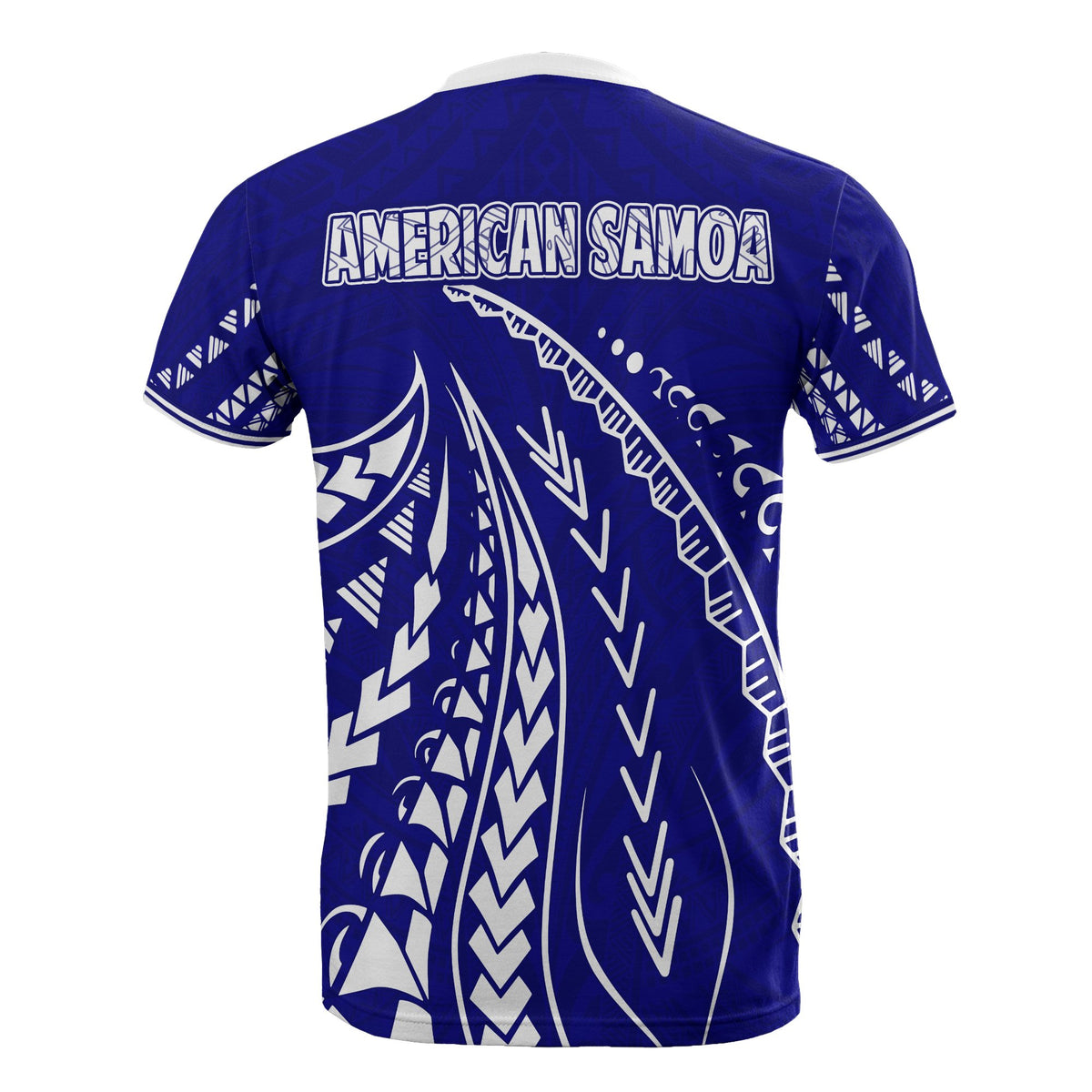 American Samoa T Shirt American Samoan Seal Swirling Style - Polynesian Pride