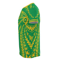 Vanuatu T Shirt Vanuatuan Flag Swirling Style - Polynesian Pride