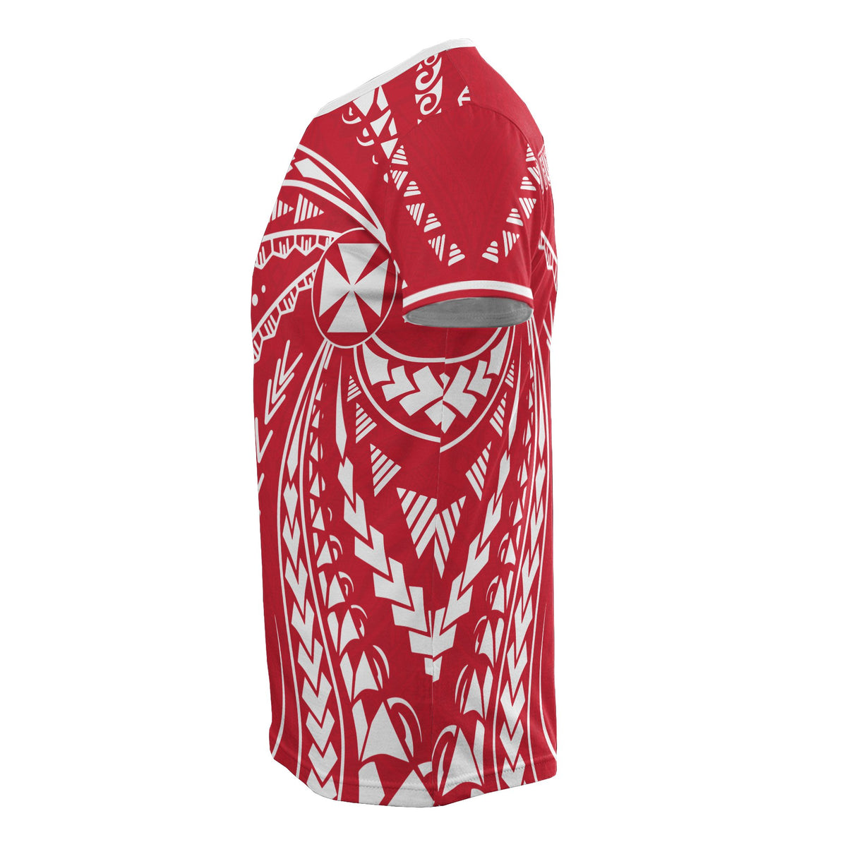 Wallis and Futuna T Shirt Wallis and Futuna Coat of Arms Swirling Style - Polynesian Pride