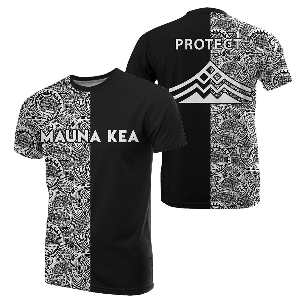 Hawaii Mauna Kea Polynesian T Shirt The Half White Unisex White - Polynesian Pride