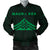 Hawaii Mauna Kea Polynesian Men's Bomber Jacket Green Gold - Polynesian Pride