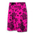Hawaii Polynesian Turtle Palm And Sea Pebbles Board Shorts Pink - Polynesian Pride