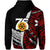 Custom Tonga High School 75th Anniversary Hoodie Black Polynesian Minimalist Style LT9 - Polynesian Pride