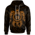 Hawaii Polynesian Hoodie Vintage Polynesian Turtle (Golden) Unisex Golden - Polynesian Pride