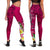 Tahiti Legging - Turtle Plumeria (Pink) - Polynesian Pride