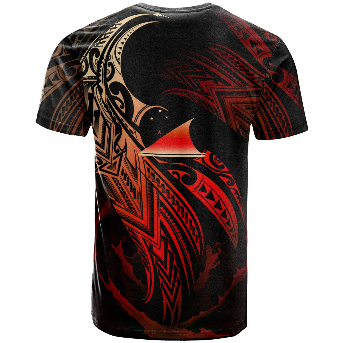 Tokelau Polynesian T Shirt Tokelau Legend Red Version - Polynesian Pride