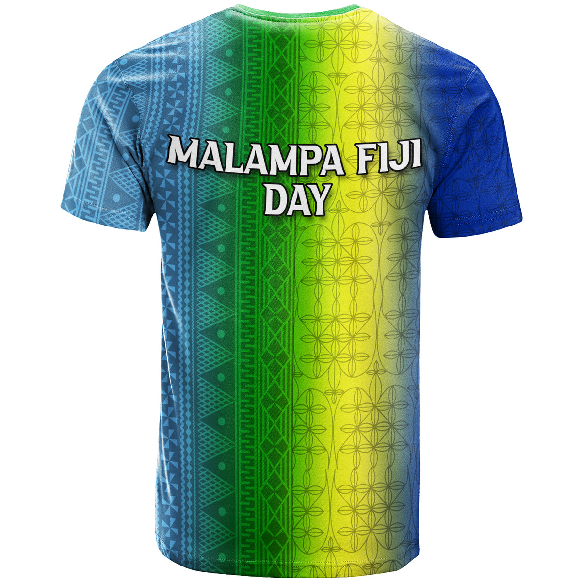 Vanuatu Malampa Fiji Day T Shirt Flag Version LT12 - Polynesian Pride