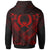 Pohnpei Custom Polynesian Zip up Hoodie Pohnpei Red Seal Camisole Hibiscus Style - Polynesian Pride