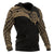 Tahiti Polynesian Hoodie Gold Heart Shield - Polynesian Pride