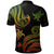 Palau Custom Polo Shirt Polynesian Turtle With Pattern Reggae - Polynesian Pride