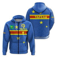 Vanuatu Tafea Province Zip up Hoodie Flag Style LT12 Unisex Blue - Polynesian Pride