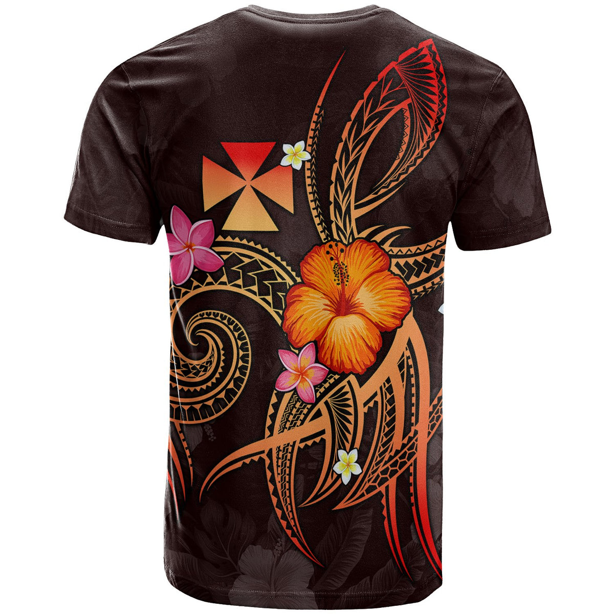 Wallis and Futuna Polynesian T Shirt Legend of Wallis and Futuna (Red) - Polynesian Pride