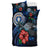 Northern Mariana Islands Polynesian Bedding Set - Blue Turtle Hibiscus - Polynesian Pride