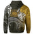 Samoa Custom Hoodie Samoa Seal Wave Style (Gold) - Polynesian Pride