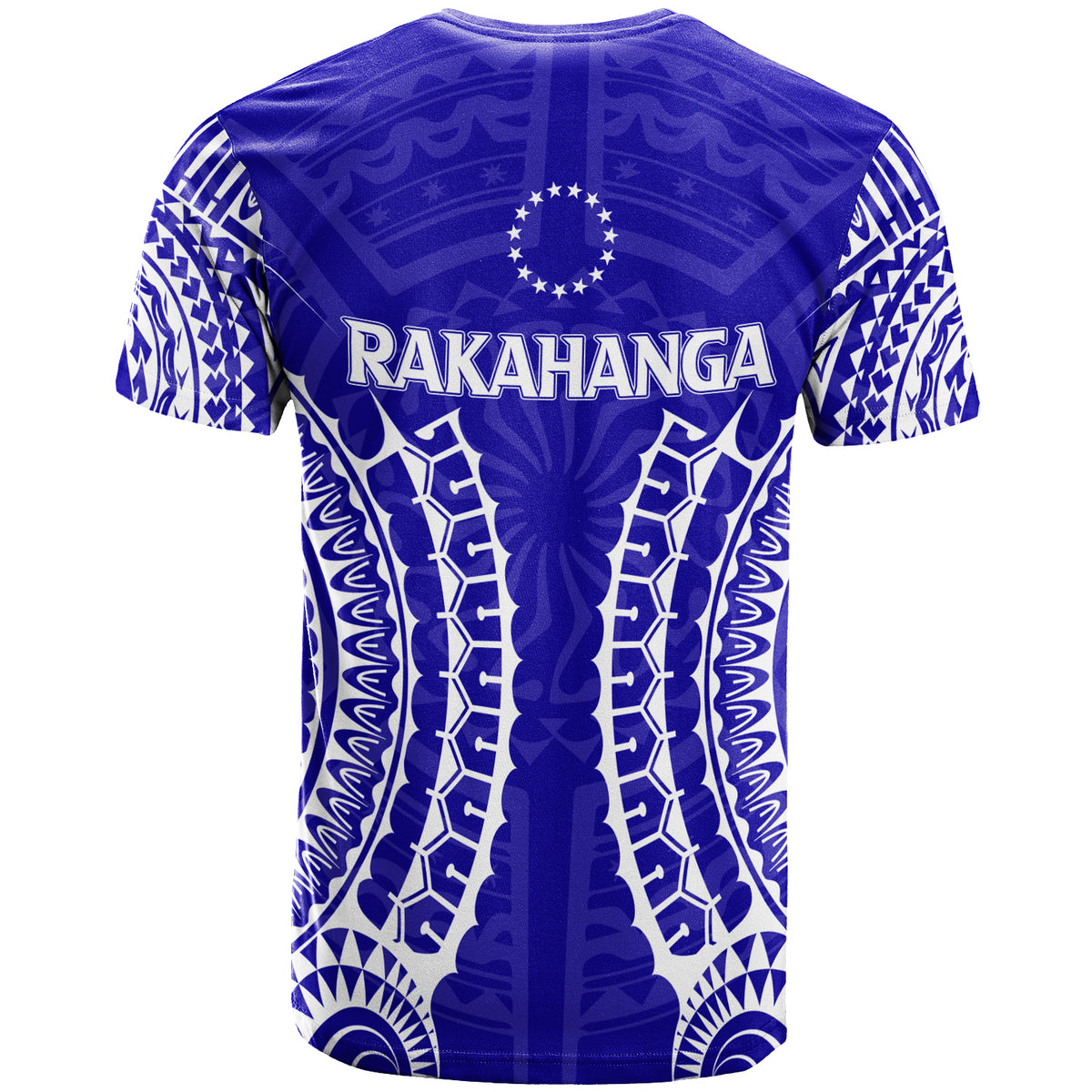 Cook Islands Rakahanga T Shirt Tribal Pattern LT12 - Polynesian Pride