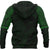 Hei Matau Maori Tattoo All Over Hoodie Green - Polynesian Pride