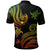 Pohnpei Custom Polo Shirt Polynesian Turtle With Pattern Reggae - Polynesian Pride