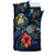 Nauru Polynesian Bedding Set - Blue Turtle Hibiscus - Polynesian Pride