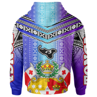 Tonga Polynesian Hoodie Colorful Style - Polynesian Pride