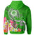 FSM Hoodie Turtle Plumeria (Green) - Polynesian Pride