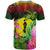New Caledonia T Shirt Reggae Hibiscus Coconut - Polynesian Pride