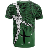 Palau Ngchesar Polynesian Custom T Shirt Tribal Wave Tattoo - Polynesian Pride