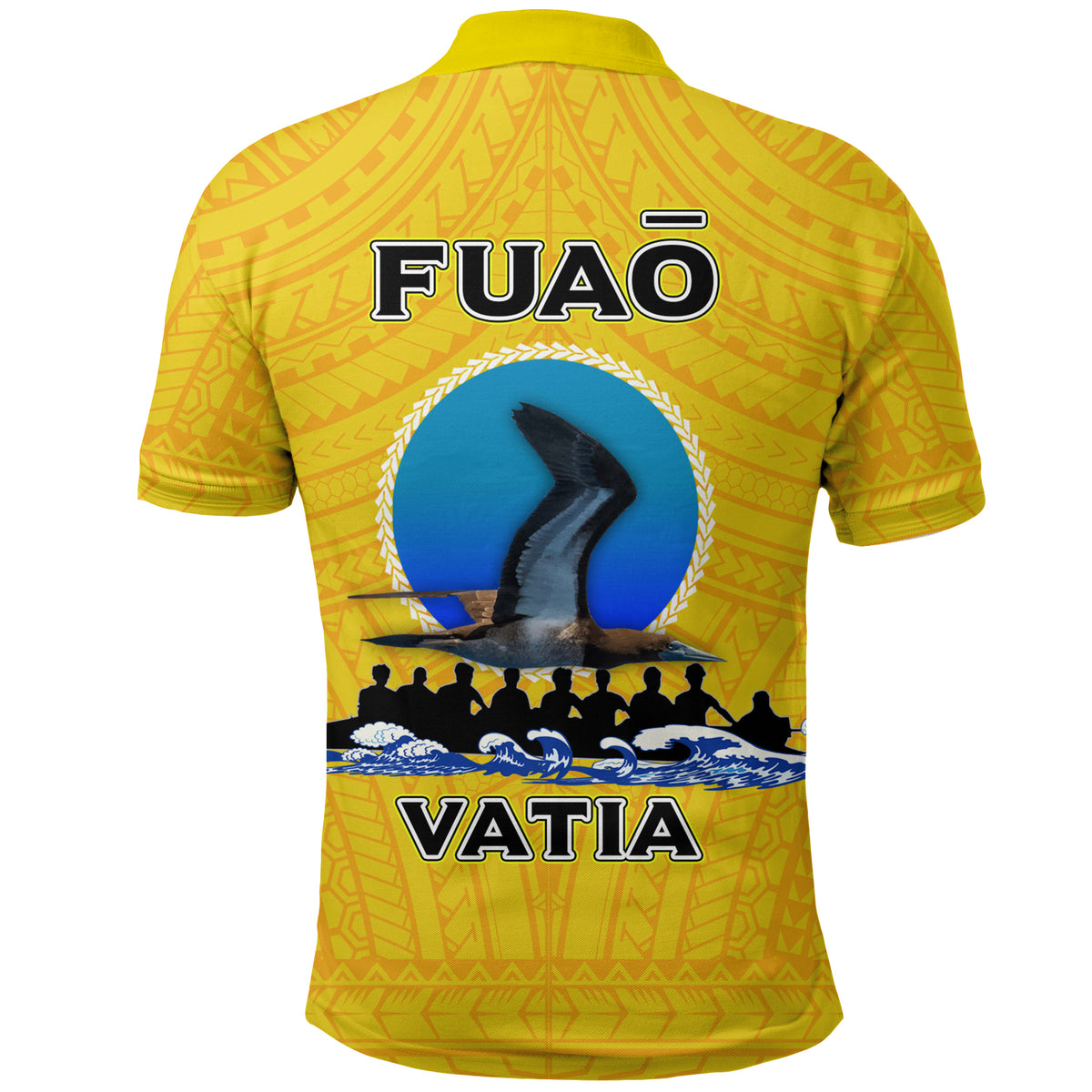 American Samoa Polo Shirt Fuao of Vatia Pride LT12 - Polynesian Pride