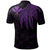 Hawaii Custom Polo Shirt Kanaka Maoli with Polynesian Wings (Purple) - Polynesian Pride