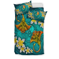 Yap Micronesia Bedding Set - Manta Ray Ocean - Polynesian Pride
