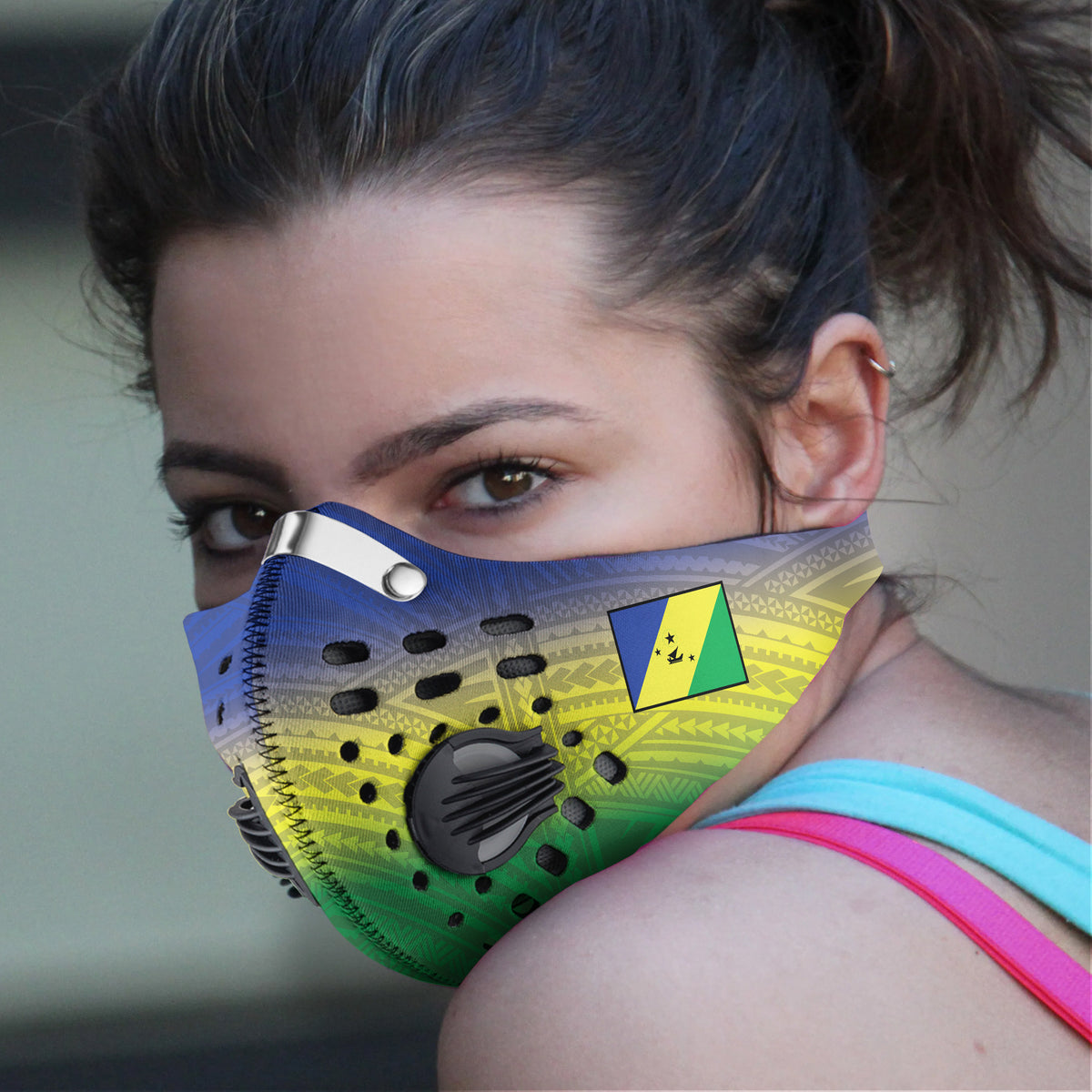 Malampa Vanuatu Sport Mask - LT12 - Polynesian Pride