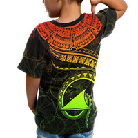 Tokelau Polynesian T Shirt Tokelau Waves (Reggae) - Polynesian Pride