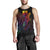 Kiribati Men Tank Top - Butterfly Polynesian Style Black - Polynesian Pride