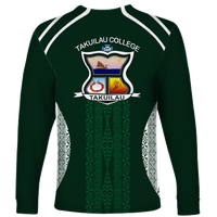 Takuilau College Tongan Patterns Long Sleeve Shirt - LT12 - Polynesian Pride