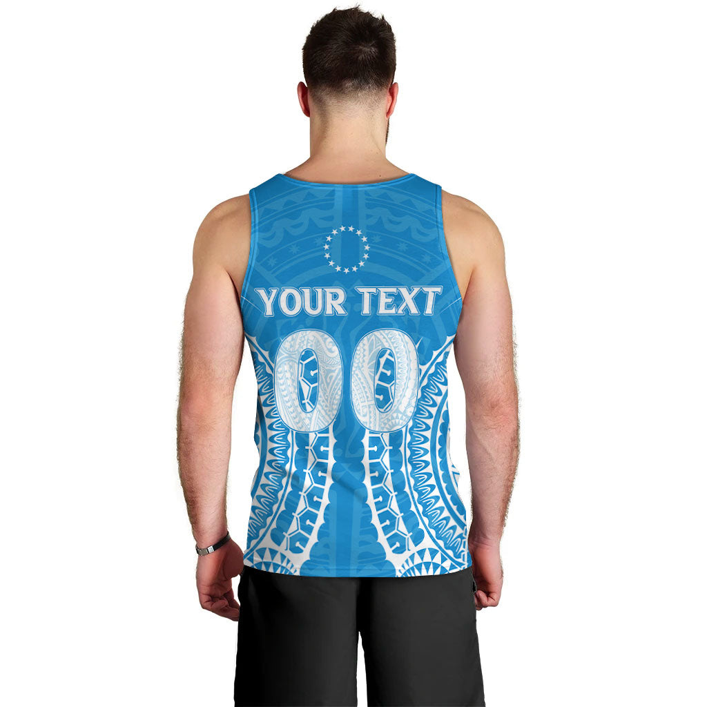 (Custom Personalised) Cook Islands Tongareva Men Tank Top - Tribal Pattern - LT12 - Polynesian Pride