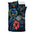 Pohnpei Micronesia Bedding Set - Blue Turtle Hibiscus - Polynesian Pride