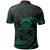 Tuvalu Polynesian Custom Polo Shirt Green Tribal Wave - Polynesian Pride