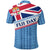 Fiji Day Polo Shirt Tapa Pattern With Flag LT12 - Polynesian Pride