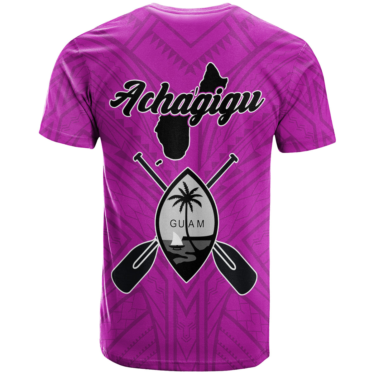 Achagigu Guam Canoe Club T Shirt LT12 - Polynesian Pride