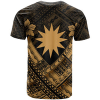 Nauru Polynesian Custom T Shirts Nauru Gold Seal Camisole Hibiscus Style - Polynesian Pride